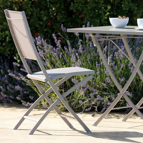 Moderner Gartenstuhl - VE110 - Vermobil - für Außenbereich / Metall / klappbar