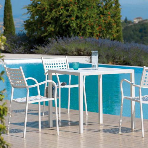 Moderner Gartenstuhl - CH1550 - Vermobil - für Außenbereich / Metall / stapelbar