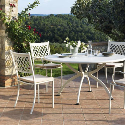 Klassischer Gartenstuhl - SU100 - Vermobil - für Außenbereich / Metall / stapelbar