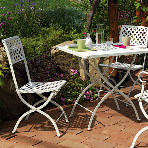 Klassischer Gartenstuhl - SP3112 - Vermobil - für Außenbereich / wasserbeständiges Gewebe / Gestell aus Metall
