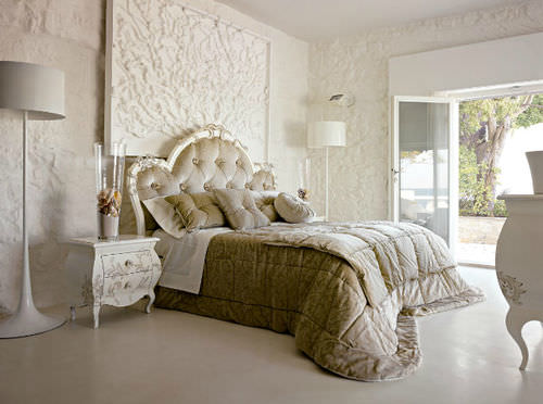 Doppelbett - DILETTA - Volpi - Stil / Polster / Stoff