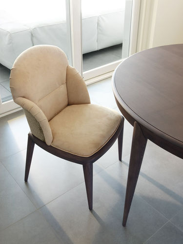 Moderner Tisch - TOLOMEO  - Volpi - Holz / rechteckig / rund
