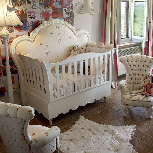 Stil-Babybett - ALICE  - Volpi - Holz / lackiertes Holz