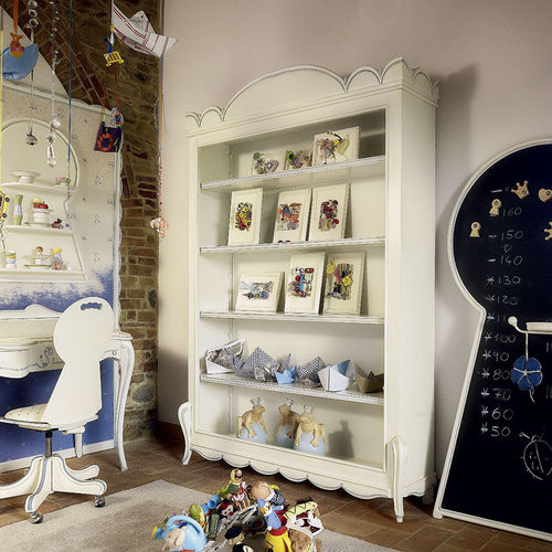 Stil-Bücherregal - ALICE  - Volpi - lackiertes Holz / für Kinder / weiß