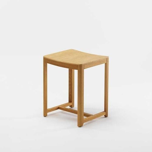 Moderner Hocker - Seleri - Zilio A&C - Eiche / Buche / Stoff
