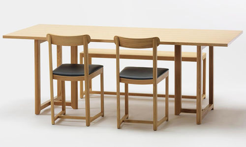 Moderner Esstisch - Seleri - Zilio A&C - Eiche / Gestell aus Holz / rechteckig
