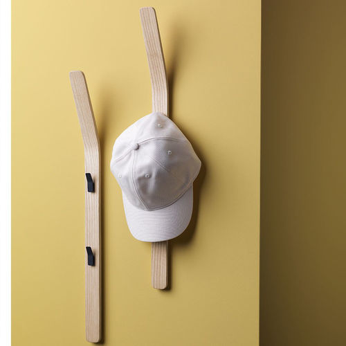 Moderner Garderobenhaken - Sledge - Zilio A&C - Esche / Nylon / individuell