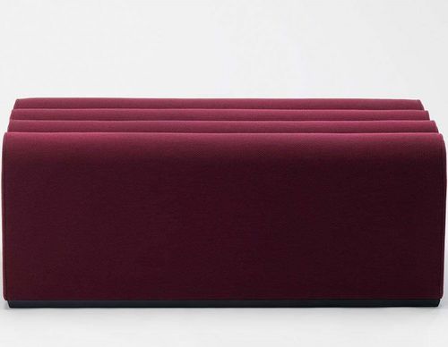 Modernes Sitzkissen - Arkad L - Zilio A&C - Stoff / rechteckig / von Note Design Studio