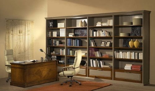 Modernes Bücherregal - CLASS - Zilio Mobili - für Büro / Holz