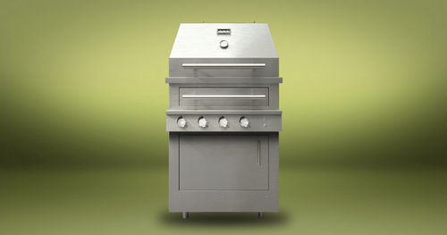 Multibrennstoff-Gartengrill - K500HB - KALAMAZOO OUTDOOR GOURMET - für professionellen Einsatz / festinstalliert / Metall