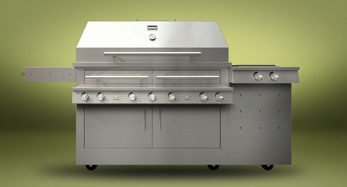 Multibrennstoff-Gartengrill - K1000HS - KALAMAZOO OUTDOOR GOURMET - festinstalliert / Metall