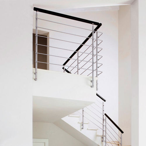 Edelstahlgeländer - SILVER  - ITALIAN FASHION STAIRS - mit Stangen / für den Innenraum / für Treppen