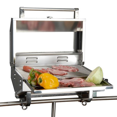 Gas-Gartengrill - POLLINO BOAT - Bianchi group srl - freistehend / Edelstahl