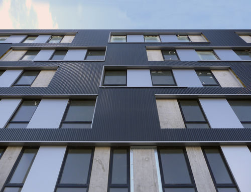 Fassadenverkleidung aus Aluminium - LBA.207.6737 - Look Metal - Aluminiumlegierung / extrudiertes Aluminium / zum Einrasten