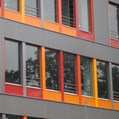 Fassadenverkleidung aus Aluminium - LBP.224.200 - Look Metal - Legierung / extrudiertes Aluminium / zum Einrasten