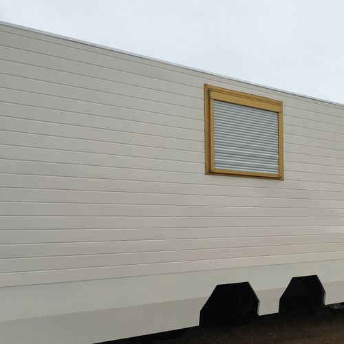Fassadenverkleidung aus Lamellen - LBPL.7163.STAND - Look Metal - Aluminium / Aluminiumlegierung / extrudiertes Aluminium