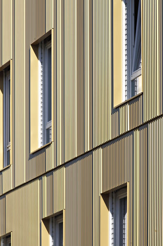 Aluminium-Fassadenverkleidung - Look Metal - Aluminium-Legierung / zum