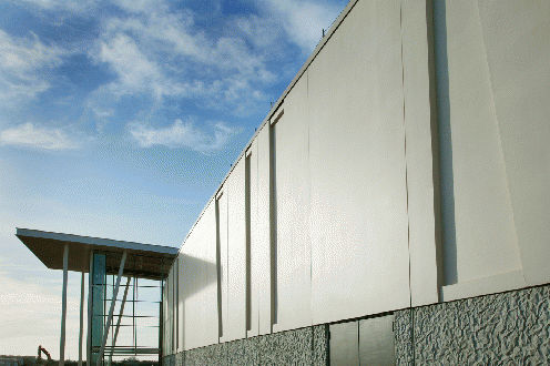 Paneel-Fassadenverkleidung - CCV - Betsinor - Glasfaserbeton / glatt / Grossformat