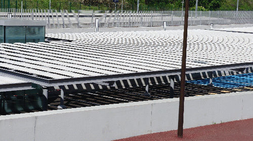 Glasfaserbeton-Sonnenschutzlamelle - Betsinor - für Dach / horizontal