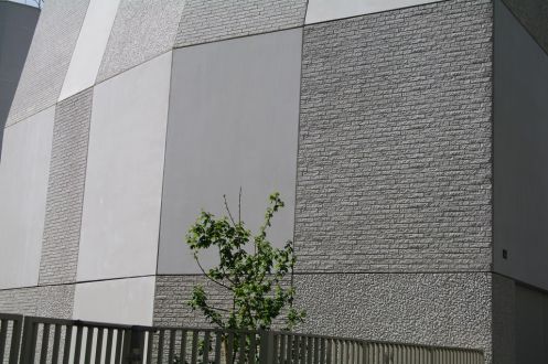 Paneel-Fassadenverkleidung - Betsinor - Glasfaserbeton / texturiert / Grossformat