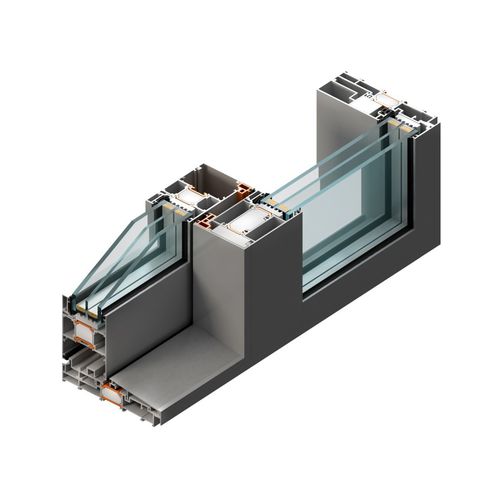 Glasschiebetür - INOWA - FEAL Croatia Ltd. - Aluminium / mit Dreifachverglasung / Akustik