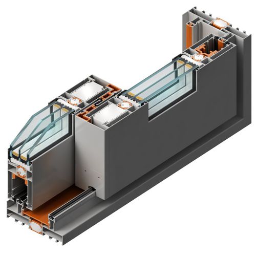 Glasschiebetür - TERMO 120  - FEAL Croatia Ltd. - Aluminium / mit Doppelverglasung / isolierend