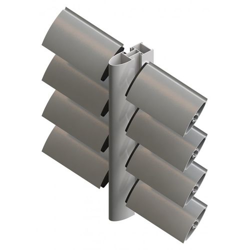 Aluminium-Sonnenschutzlamelle - FEAL SUN 55 - FEAL Croatia Ltd. - für Fassaden / vertikal / horizontal