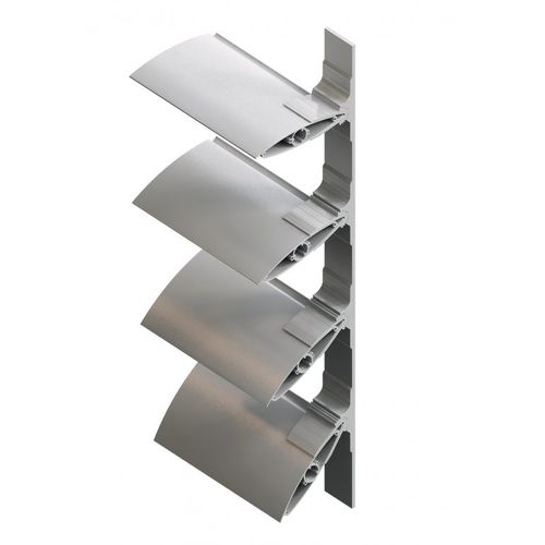 Aluminium-Sonnenschutzlamelle - FEAL Croatia Ltd. - für Fassaden / horizontal / schwenkbar