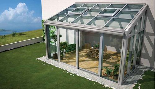 Selbsttragende Veranda - WINTER GARDEN - FEAL Croatia Ltd. - Glas / Aluminium