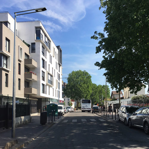 Straßenlaterne - LEXIK - Eclatec - modern / Aluminium / mit Diffusor aus Hartglas