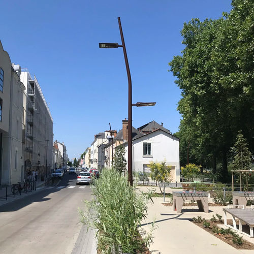 Straßenlaterne - Zelda - Eclatec - modern / Aluminium / mit Diffusor aus Hartglas