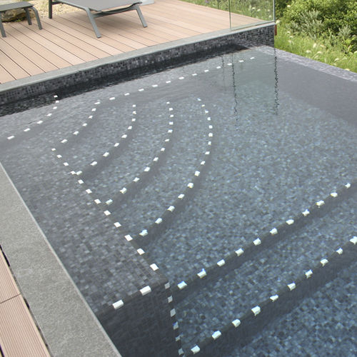 Glasmosaikfliese - TRIM PS-25 - REVIGLASS,S.A. - für Außenbereich / für Pool / für Poolrand