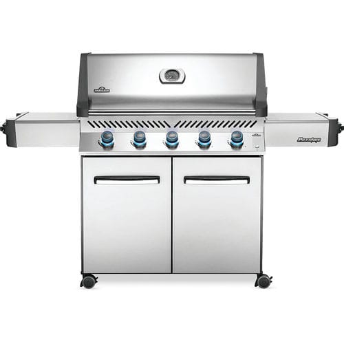 Gas-Gartengrill - PRESTIGE® 665 - Napoleon Gourmet Grills - auf Rollen / Edelstahl / mit Stauraum