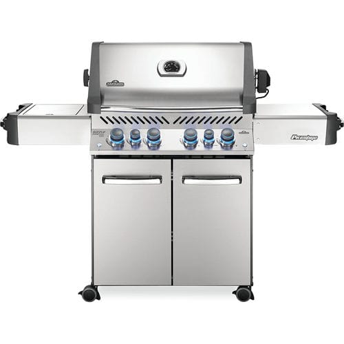 Gas-Gartengrill - PRESTIGE® 500 RSIB - Napoleon Gourmet Grills - auf Rollen / Edelstahl / mit Stauraum