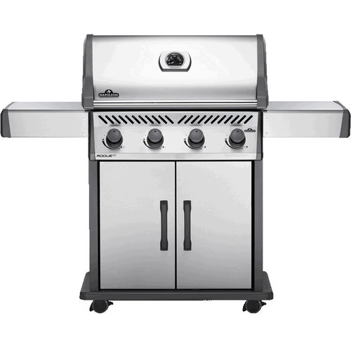 Gas-Gartengrill - ROGUE® XT 525 - Napoleon Gourmet Grills - auf Rollen / Edelstahl / mit Stauraum