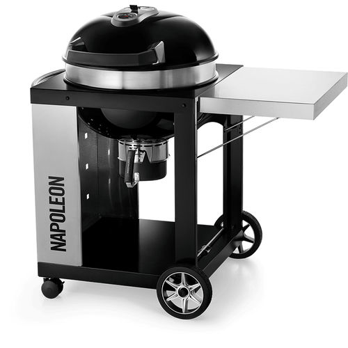 Holzkohle-Gartengrill - PRO22K-CART-2 - Napoleon Gourmet Grills - mobil / Gusseisen / Edelstahl