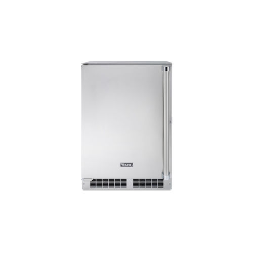 Unterbaukühlschrank - VRUO5241DRSS - 24" - VIKING - für Privatgebrauch / freistehend / mit Volltür