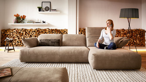 Modulsofa - AVIVO - Koinor - modern / für Wohnzimmer / Stoff