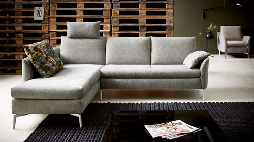 Ecksofa - FAMOUS - Koinor - modern / für Wohnzimmer / Stoff