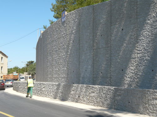 Schalungsform für Stützmauer - TARN - RECKLI GmbH - Steinoptik / für Sichtbeton
