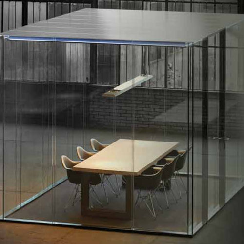 POD-Büro / Akustik - LINEACUBE - Maars - Glas / für Großraumbüros