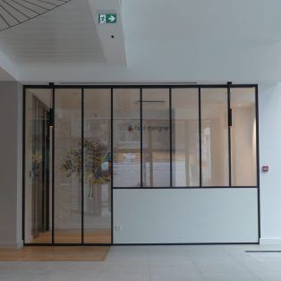 Abnehmbare Trennwand - ARPÈGE : VERRE OU PLEIN PARCLOSÉ - CERENN - mit Glasfront / Laminat / mit Doppelverglasung