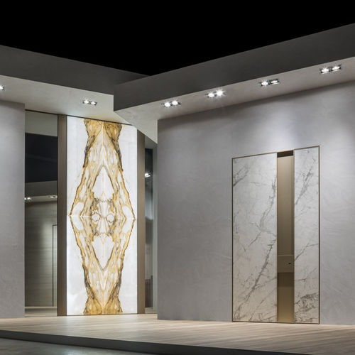 Eingangstür - SYNUA - Oikos Venezia - Aluminium / Keramik / Marmor