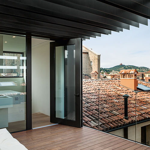 Eingangstür - NOVA - Oikos Venezia - Glas / drehend / modern