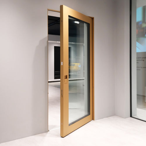 Eingangstür - NOVA - Oikos Venezia - Glas / drehend / modern