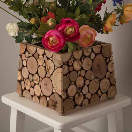 Holz-Übertopf - PIANO WILD - MASTRO FIORE