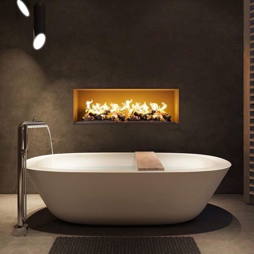 Ovale Badewanne - AMARANTE - Condor - freistehend / für Wohnungen / Mineralwerkstoff