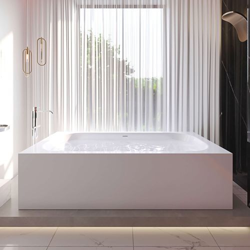 Freistehende Badewanne - CITY CONCEPT - Condor - für Wohnungen / Mineralwerkstoff / modern