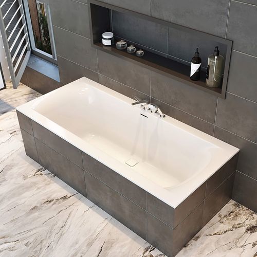 Massage-Badewanne - UTOPIA - Condor - in Wandnähe / für Wohnungen / Acrylharz