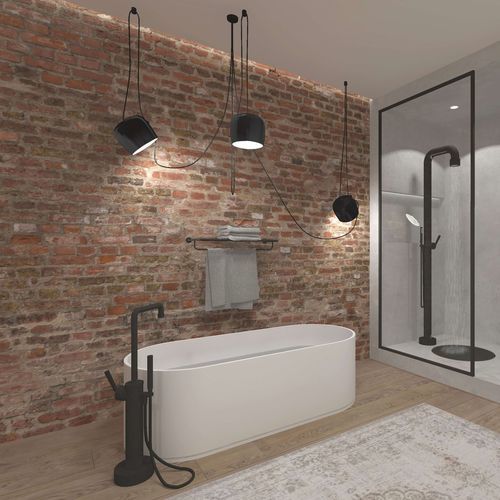 Ovale Badewanne - OLIVIER - Condor - freistehend / für Wohnungen / Mineralwerkstoff